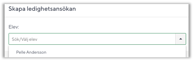 V&auml;lj namn